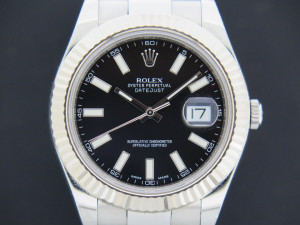 Rolex Datejust II Black  Dial 116334 