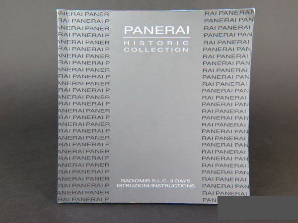 Panerai - Radiomir S.L.C. 3 Days Instruction Manual