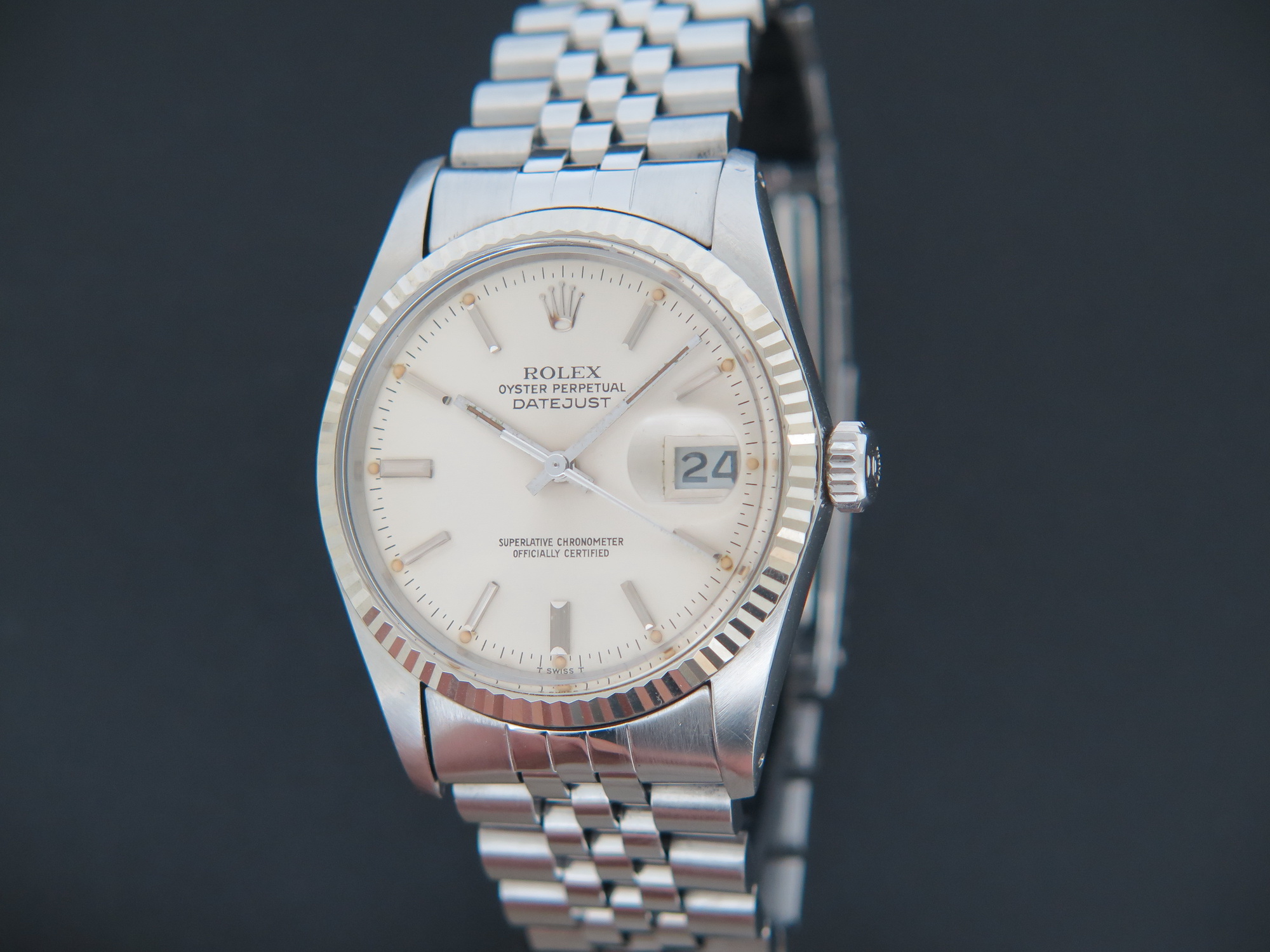 Rolex Datejust Silver Dial 16014