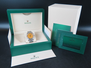 Rolex Oyster Perpetual 36 Yellow Dial 126000 NEW 