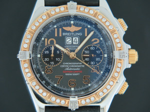 Breitling Crosswind Special Gold/Steel Diamond Bezel B44356