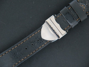 Tudor Leather strap with folding clasp