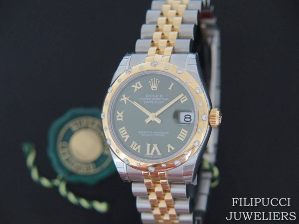 Rolex - Datejust VI Diamonds Gold/Steel 178343 NEW  