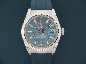 Rolex Sky-Dweller Everose Slate Dial NEW 326235