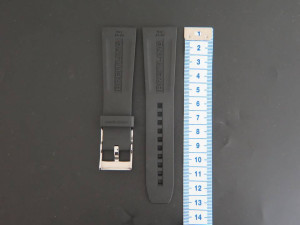 Breitling New Rubber strap 24-20 + Breitling Clasp