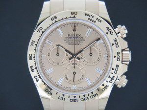 Rolex Daytona Everose 116505 Sundust Baguette Dial