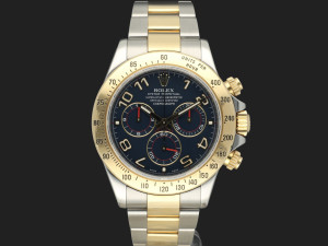 Rolex Daytona Gold/Steel Blue Racing Dial 116523