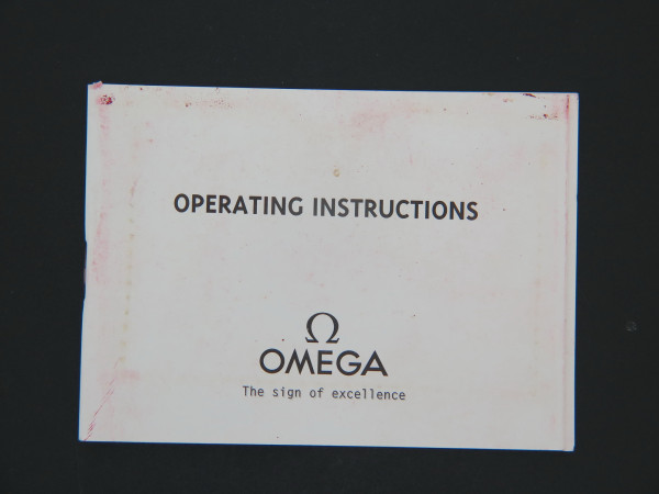 Omega - Operating Instructions Booklet for cal. 1128