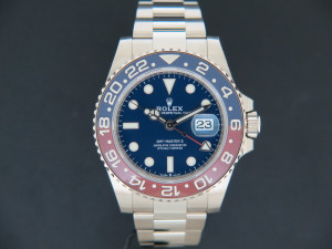 Rolex GMT-Master II BLRO White Gold Blue Dial 126719BLRO NEW