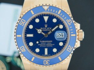 Rolex Submariner Date Yellow Gold NEW 116618LB 