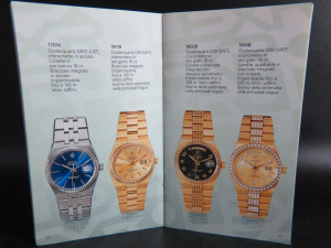 Rolex Model Brochure Booklet 1993 Italian