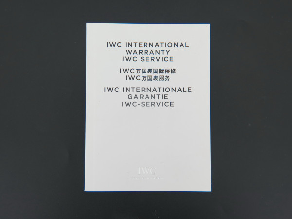 IWC - Warranty Booklet