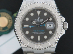 Rolex Oyster Perpetual Date Yacht-Master Rhodium Dial NEW