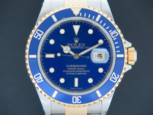 Rolex Submariner Date 16613 Gold/Steel Y-Serial