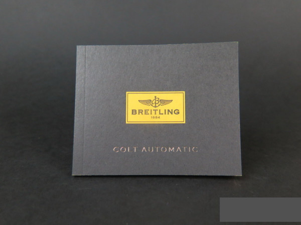 Breitling - Colt Automatic Instruction Manual