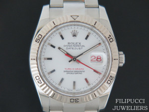 Rolex Datejust Turn-O-Graph 116264 White Dial