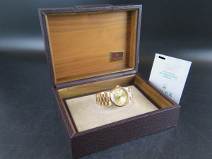 Rolex Day-Date Yellow Gold Champagne Diamond Dial 18238