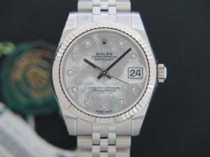 Rolex Datejust NEW 178274  MOP Diamond Dial