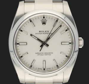 Rolex Oyster Perpetual 34 White Dial 114200