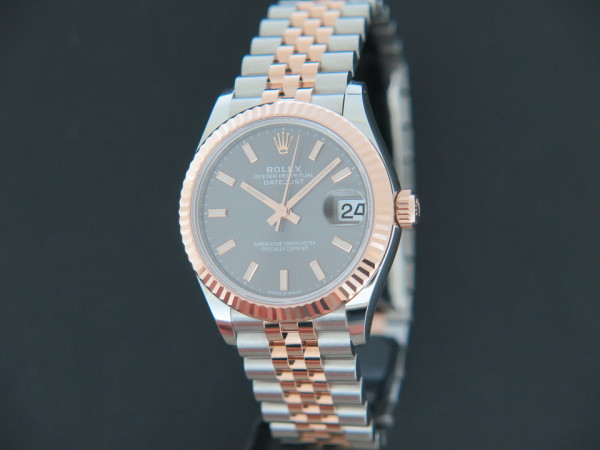 Rolex - Datejust 31 Everosegold/Steel Slate Dial NEW 278271