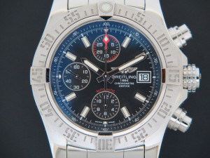 Breitling Avenger II Chronograph Black Dial A13381