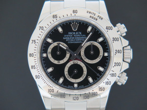 Rolex Daytona Black Dial 116520  M-Serial Unpolished