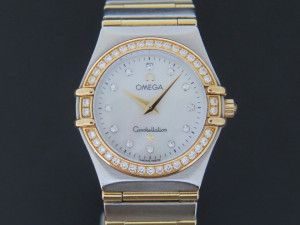 Omega Constellation Diamonds Gold/Steel Full Bar 