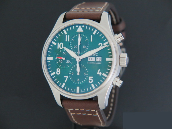 IWC - Pilot's Watch Chronograph  Edition Racing Green Limited Edition NEW