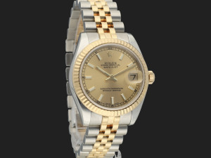 Rolex Datejust 31 Gold/Steel Champagne Dial 178273