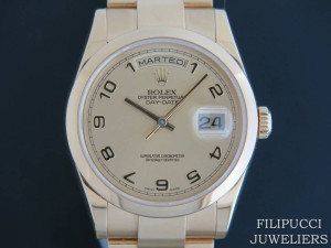 Rolex Day-Date Yellow Gold 118208