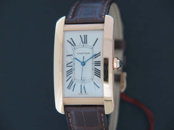 Cartier - Tank Americaine Rose Gold Large W2609156 NEW