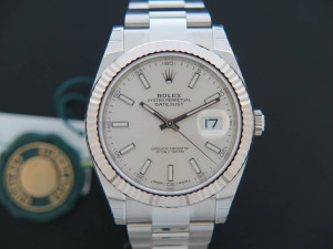 Rolex  Datejust 41 Silver Dial NEW 126334  