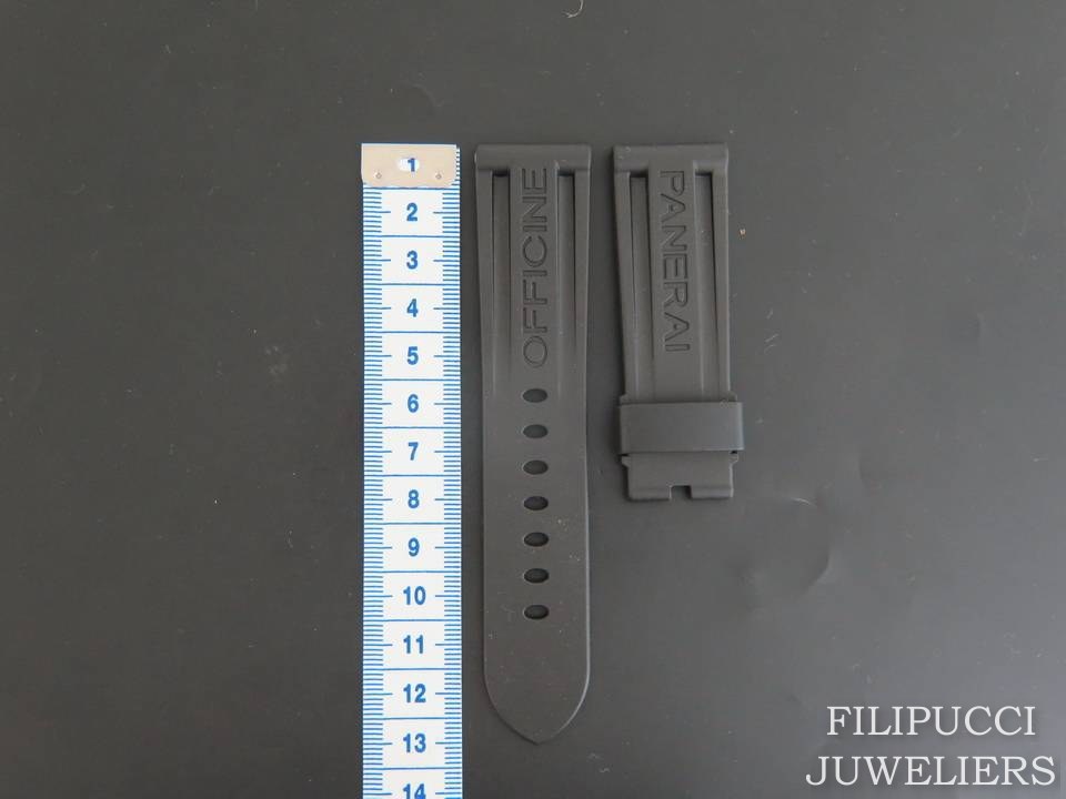 Panerai rubber strap 24mm 2025