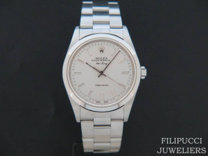 Rolex Oyster Perpetual Air King Silver Dial 14000M