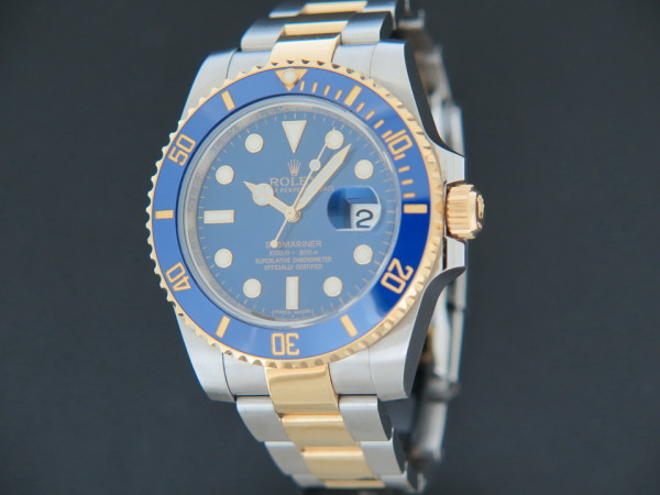 Rolex -  Submariner Date Gold/Steel  Blue Dial 116613LB