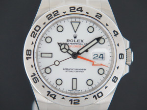 Rolex Explorer II White Dial 216570 NEW