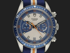Tudor Heritage Chrono Blue 70330B NEW