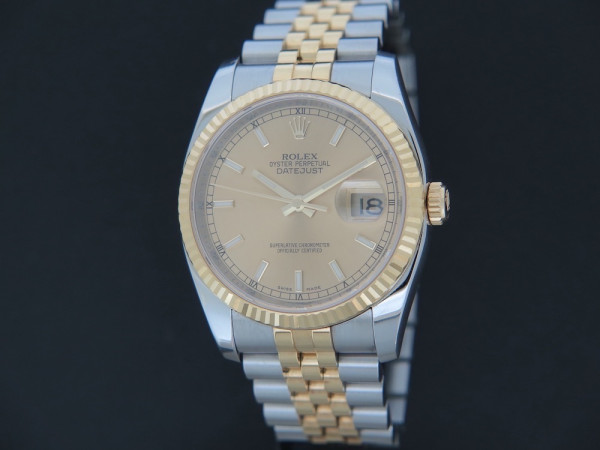 Rolex - Datejust Gold/Steel Champagne Dial 116233