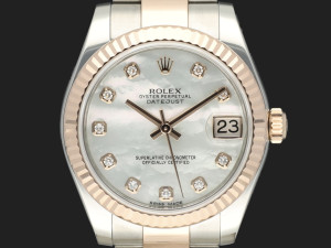 Rolex Datejust 31 Everosegold/Steel MOP Diamond Dial 178271