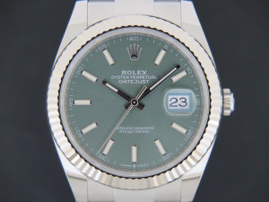 Rolex Datejust 41 Mint Green Dial 126334 NEW