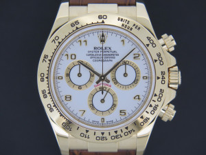 Rolex Daytona Yellow Gold White Dial 116518