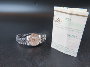 Rolex Datejust Silver Diamond Dial 16234 