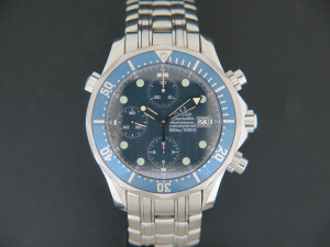 Omega Seamaster 300 Chrono Diver Blue Dial 25998000 