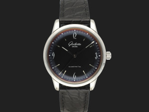 Glashutte Original Senator Sixties Black Dial 3952040204 NEW