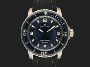 Blancpain Fifty Fathoms Automatique Titanium Blue Dial 45MM  5015-12B40-O52A