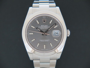 Rolex Datejust 41 Slate Dial 126300 99% NEW