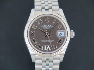 Rolex Datejust 31 Dark Grey Diamond Dial 278274