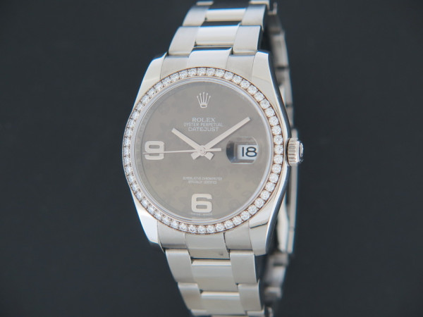 Rolex - Datejust Bronze Floral Dial and Diamond  Bezel 116244