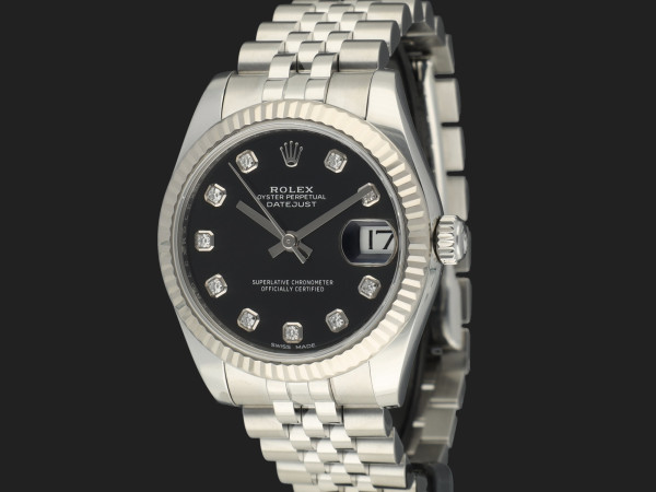 Rolex - Datejust 31 Black Diamond Dial 178274