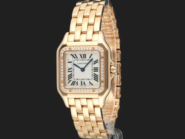 Cartier - Panthere MM Rose Gold Diamond Bezel WJPN0009